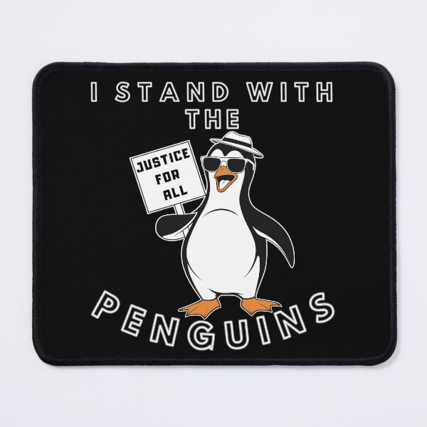 Item preview, I Stand With The Penguins Funny Political Penguin designed and sold by SkymarArt.