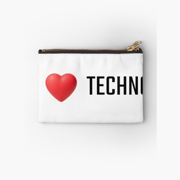 Item preview, I love techno designed and sold by CONFORMIST-REBEL.
