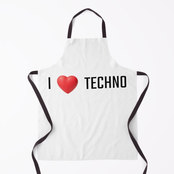 Item preview, I love techno designed and sold by CONFORMIST-REBEL.