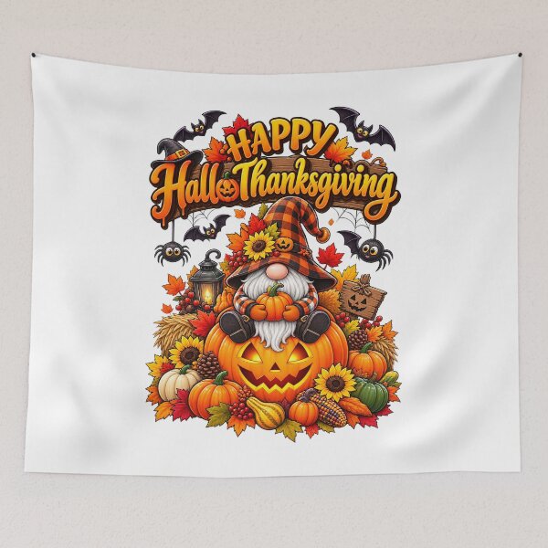 Item preview, Cute Thanksgiving Gnome Halloween Pumpkin Autumn Harvest Lover Gift designed and sold by QuiteOrbit.