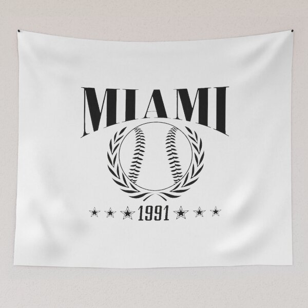 Item preview, Miami Baseball 1991 Vintage Laurel Wreath Design designed and sold by degasperis.