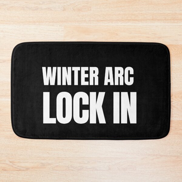 Item preview, Winter Arc Lock In Motivation | Cold Season Mindset designed and sold by Quote Chaos.