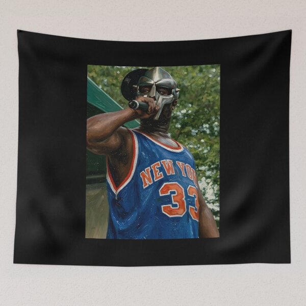 Item preview, Mf Doom Oil Painting designed and sold by maretsad.