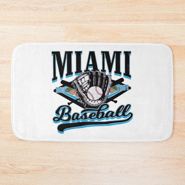 Item preview, Miami Baseball Est 1991 Vintage Glove Retro Design designed and sold by yabrookings.