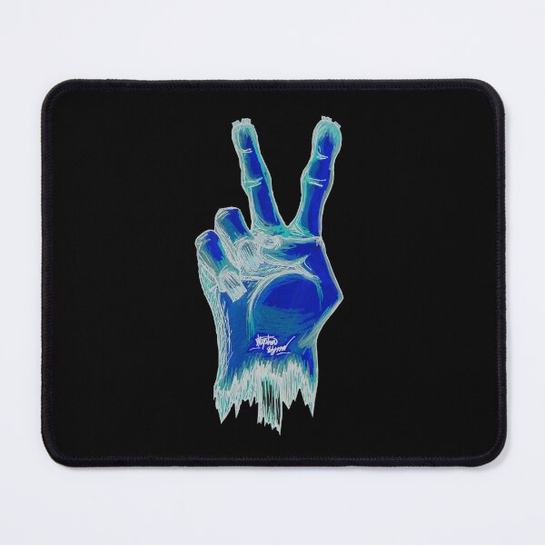 Item preview, Peace Sign Scar-E-Moji (Frozen Yeti Edition) designed and sold by Grimmlar.