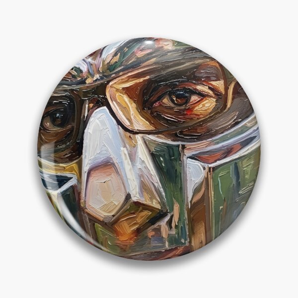 Item preview, Mf Doom Oil Painting designed and sold by maretsad.