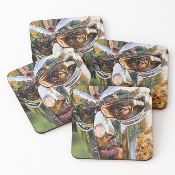 Item preview, Mf Doom Oil Painting designed and sold by maretsad.