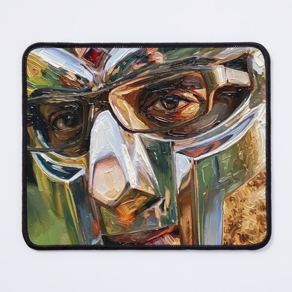 Item preview, Mf Doom Oil Painting designed and sold by maretsad.