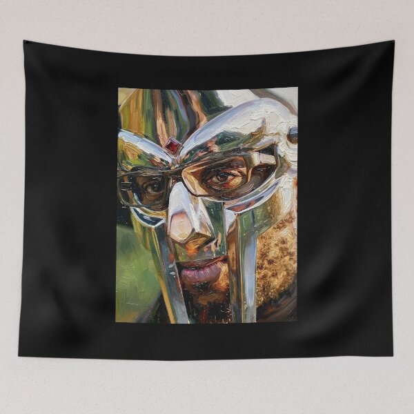 Item preview, Mf Doom Oil Painting designed and sold by maretsad.