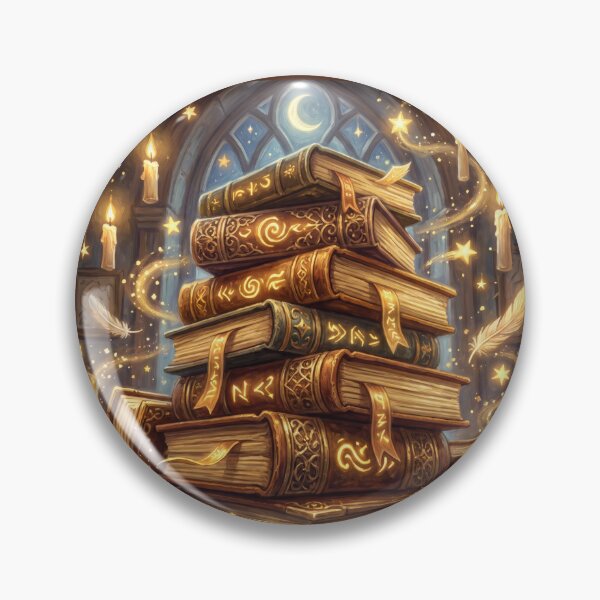 Item preview, Magical Books of Spells | Wizard's Library Enchanted Art designed and sold by SebastianSpace.