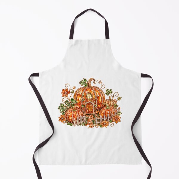 Item preview, Whimsical Jeweled Pumpkin Fairy House Crystal Pumpkin Cottage Enchanted Fairytale Fall Art designed and sold by Yellowriversss.