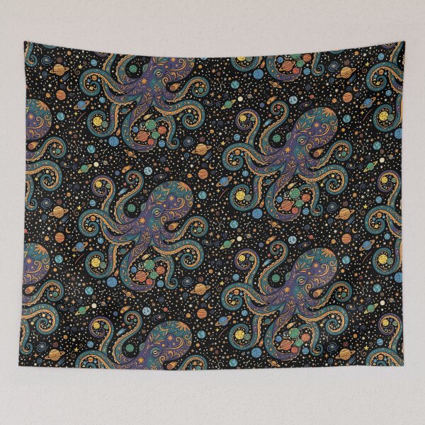 Aperçu de l'œuvre Cosmic Kraken Giant Space Octopus créée et vendue par PutroGraph.