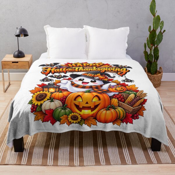 Item preview, Cute Thanksgiving Boo Pumpkin Fall Halloween Autumn Gift designed and sold by QuiteOrbit.