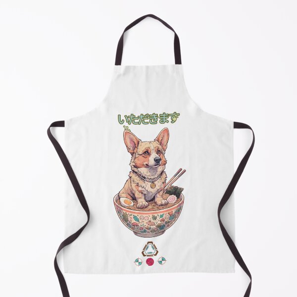Item preview, Corgi in a Whimsical Ramen Bowl - Cute Japanese Food & Dog Art designed and sold by Whimsy Trail Co.