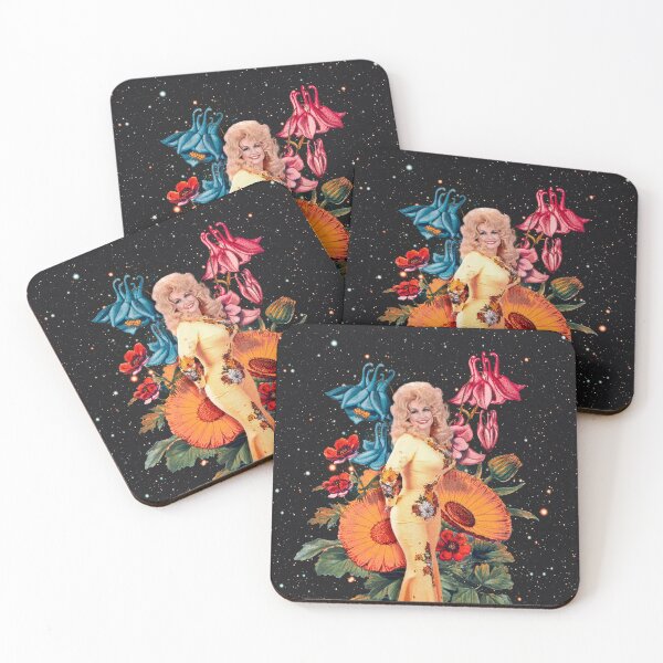 Item preview, Dolly Flowers (Galaxy Background)  designed and sold by Dani Moffet.