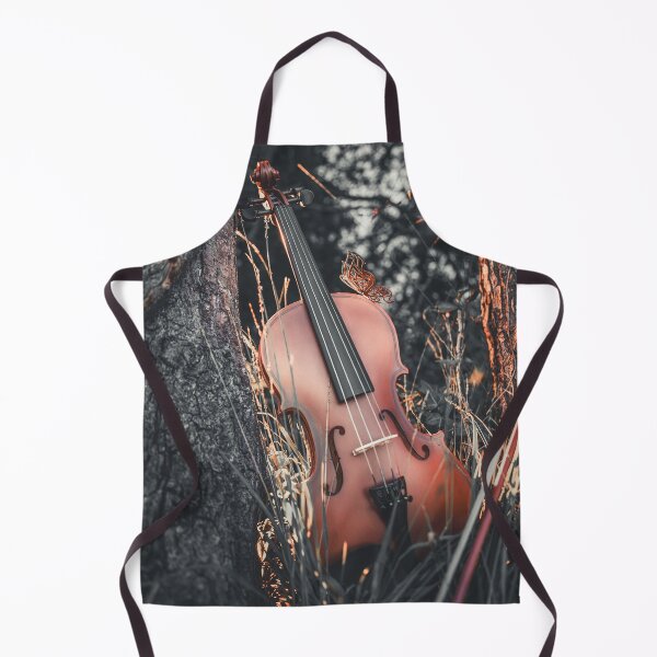 Aperçu de l'œuvre violon foret lac créée et vendue par Cheneuil.