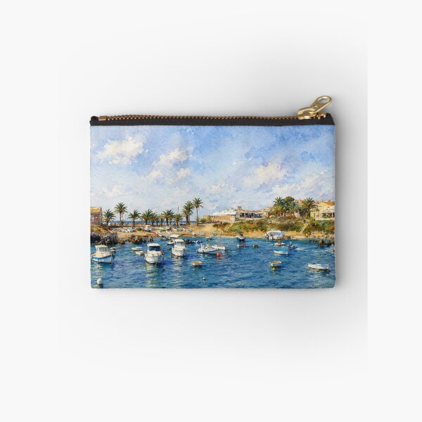 Item preview, Tabarca Island in Watercolor - Port and Mediterranean Sea designed and sold by Miradas del Mundo.