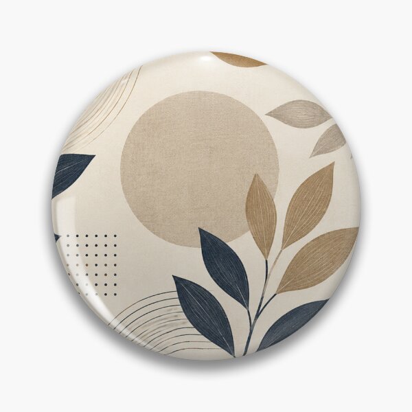 Item preview, Modern Botanical Abstract Leaves & Geometric Shapes designed and sold by Punch-E415.