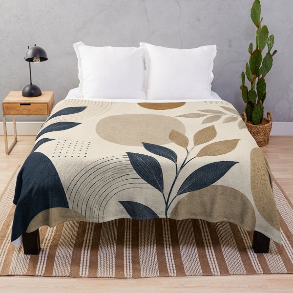 Item preview, Modern Botanical Abstract Leaves & Geometric Shapes designed and sold by Punch-E415.