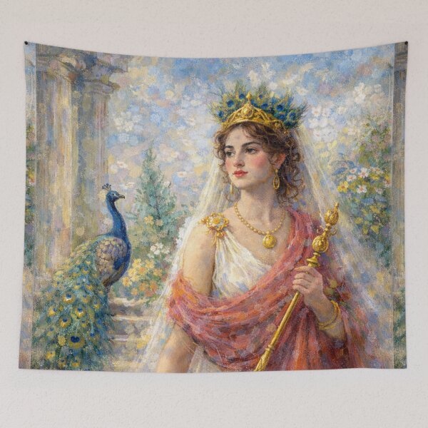 Item preview, Roman Goddess Juno – Queen of the Gods Painting designed and sold by GalleryKauffeld.