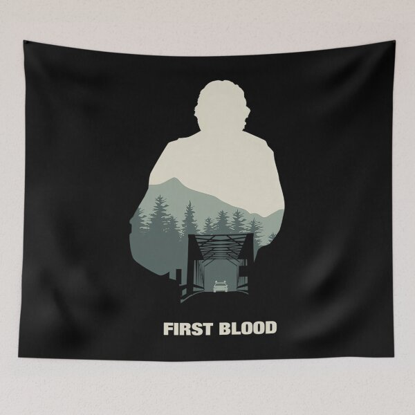 Artikelvorschau, First Blood – Rambo – Minimal Art entworfen und verkauft von Color-effect.