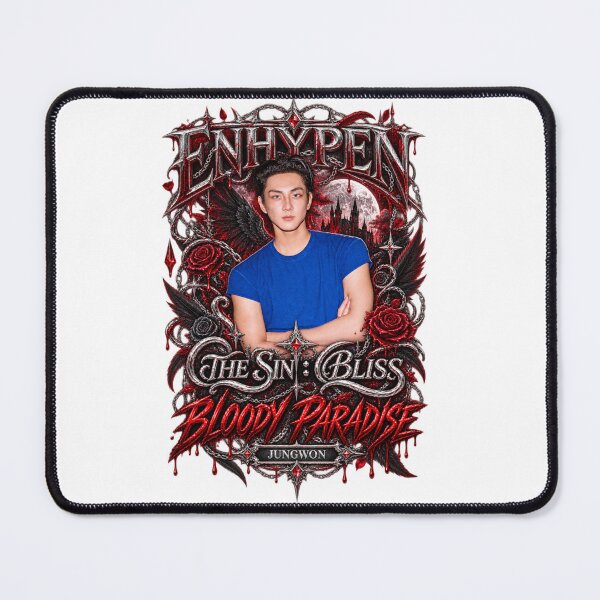 Item preview, Jungwon Bloody Paradise Moody Red Contrast Design designed and sold by Valeree Store.