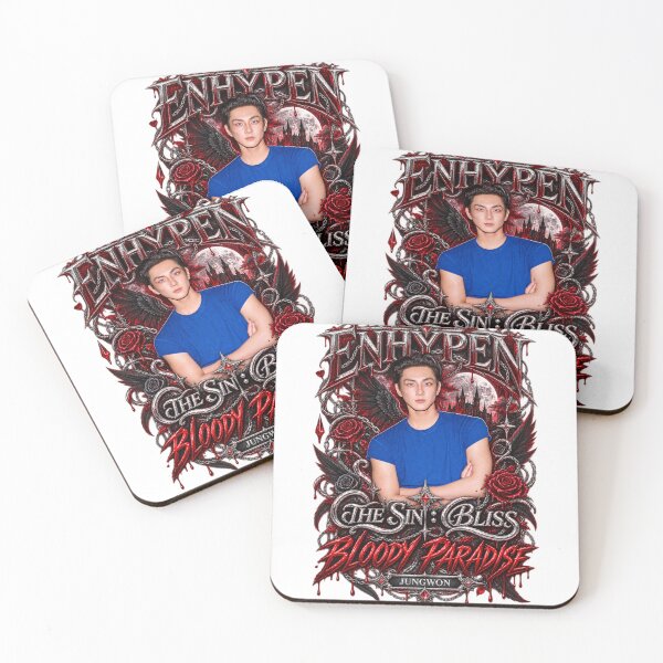 Item preview, Jungwon Bloody Paradise Moody Red Contrast Design designed and sold by Valeree Store.