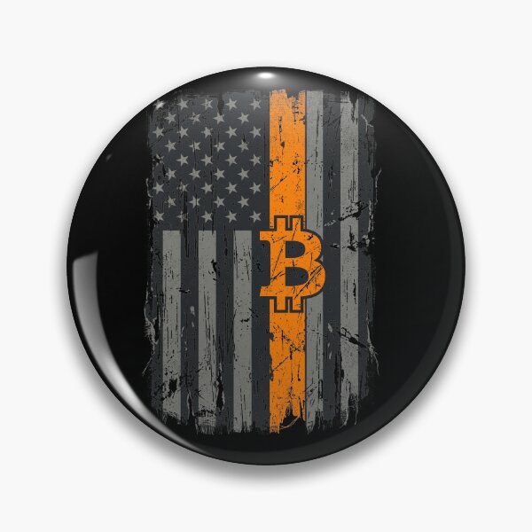 Item preview, Distressed Bitcoin American Flag designed and sold by Parallel Label .