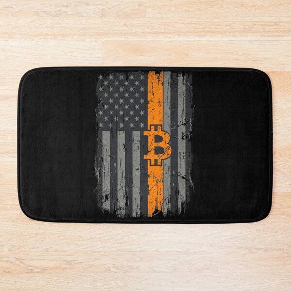 Item preview, Distressed Bitcoin American Flag designed and sold by Parallel Label .