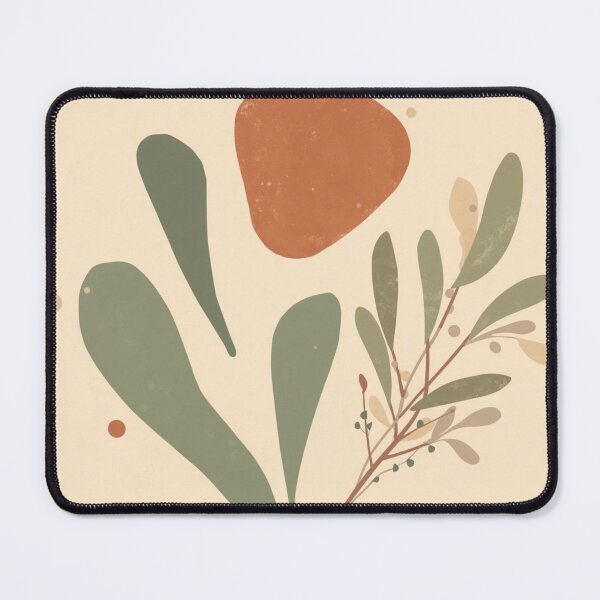 Item preview, Abstract Botanical Shapes Terracotta and Sage Green designed and sold by Zaramodo.