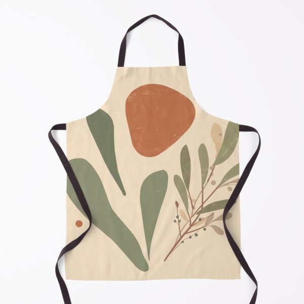 Item preview, Abstract Botanical Shapes Terracotta and Sage Green designed and sold by Zaramodo.