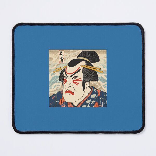 Item preview, English: Kabuki Kumadori Portrait — Ukiyo-e Style Art designed and sold by derideriworks.