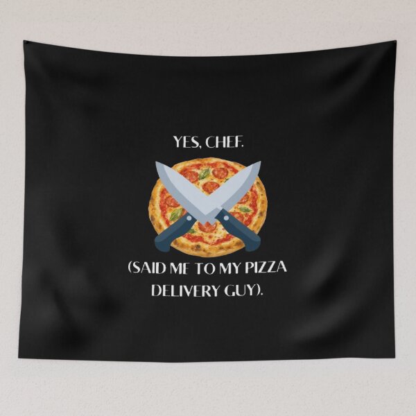Item preview, Yes Chef Pizza Delivery Funny The Bear Minimalist Parody designed and sold by Mircea786.