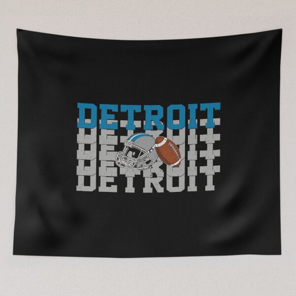 Item preview, Detroit Football Helmet Retro Distressed  designed and sold by AdamColem39272.