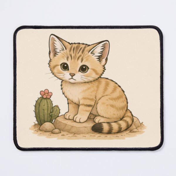 Item preview, Desert Dreamer Sand Cat Kitten designed and sold by MellowMunchkins.