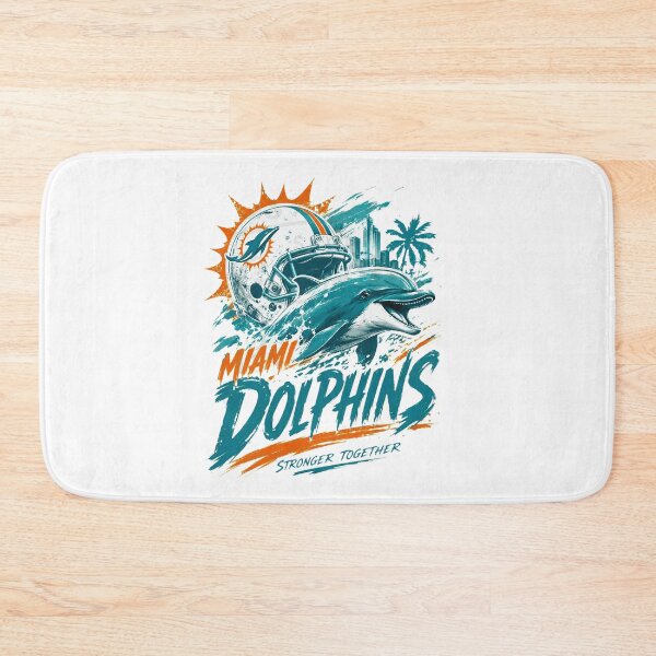 Item preview, Miami Dolphins Football Helmet Dolphin Ocean Art designed and sold by eholycross.