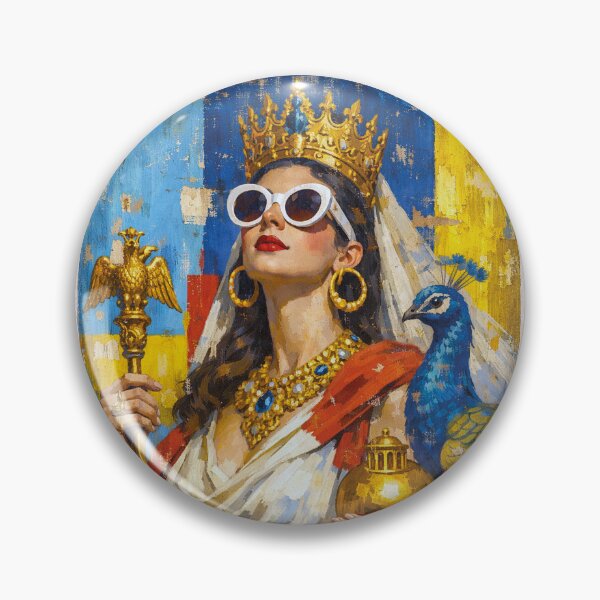 Item preview, Roman Goddess Juno with sunglasses – Queen of the Gods Painting designed and sold by GalleryKauffeld.