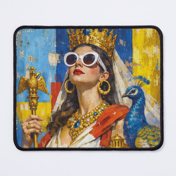 Item preview, Roman Goddess Juno with sunglasses – Queen of the Gods Painting designed and sold by GalleryKauffeld.