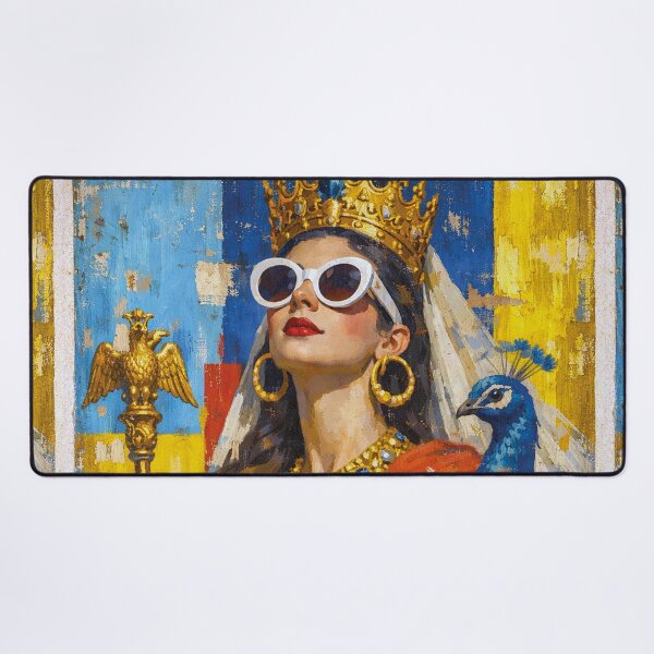 Item preview, Roman Goddess Juno with sunglasses – Queen of the Gods Painting designed and sold by GalleryKauffeld.