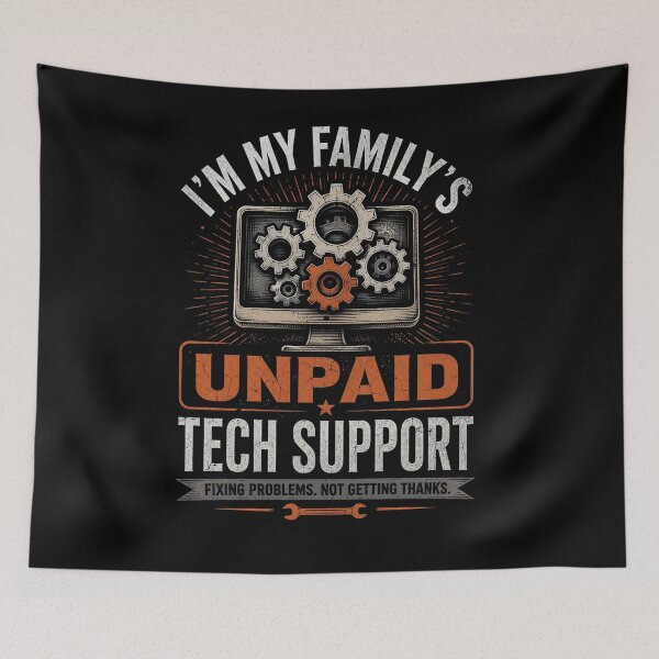 Item preview, I'm My Family's Unpaid Tech Support Funny Computer Geek designed and sold by Souck12.