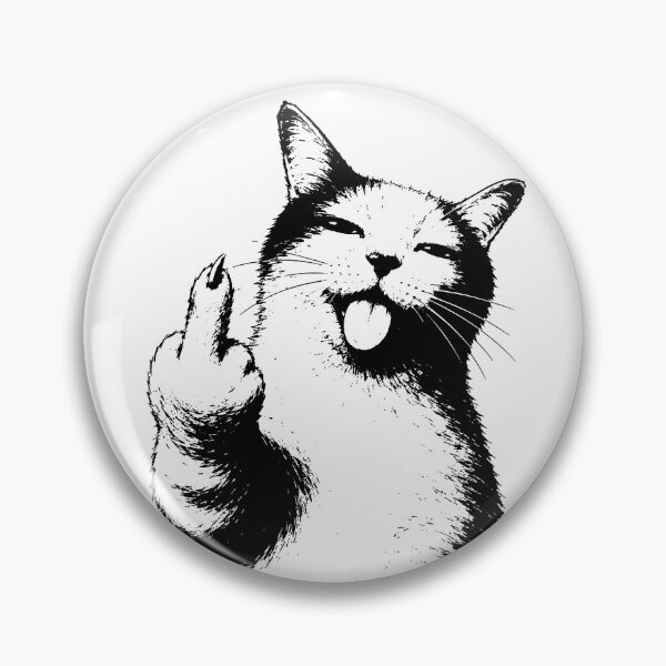 Item preview, F U Cat Funny Rude Cat designed and sold by MonkiFlipp.