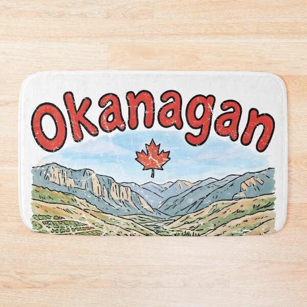 Item preview, Okanagan BC Canada Colorful Cute Landscape Orchard designed and sold by HowToCanadian.