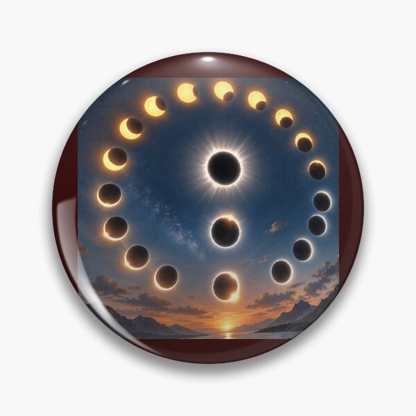 Item preview, Sun Eclipse Phases designed and sold by AwesomeDigiShop.