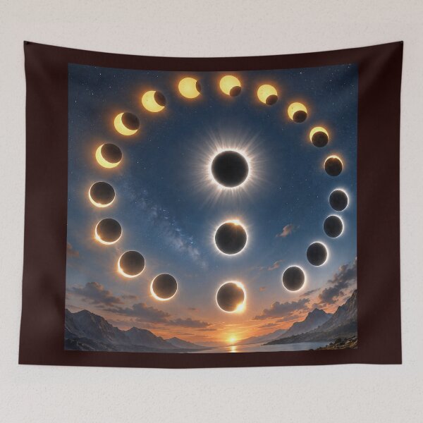 Item preview, Sun Eclipse Phases designed and sold by AwesomeDigiShop.