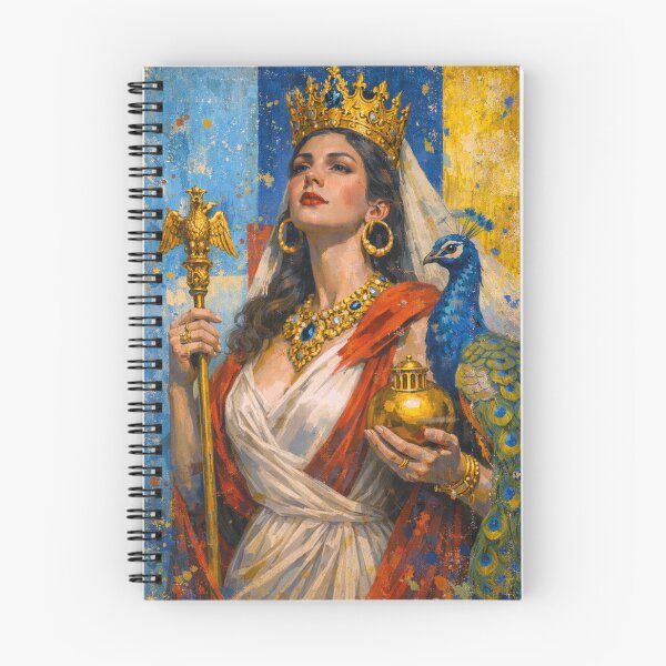 Item preview, Roman Goddess Juno with peacock – Queen of the Gods Painting designed and sold by GalleryKauffeld.