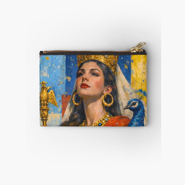Item preview, Roman Goddess Juno with peacock – Queen of the Gods Painting designed and sold by GalleryKauffeld.