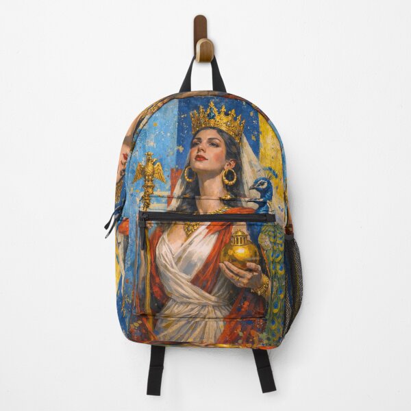 Item preview, Roman Goddess Juno with peacock – Queen of the Gods Painting designed and sold by GalleryKauffeld.