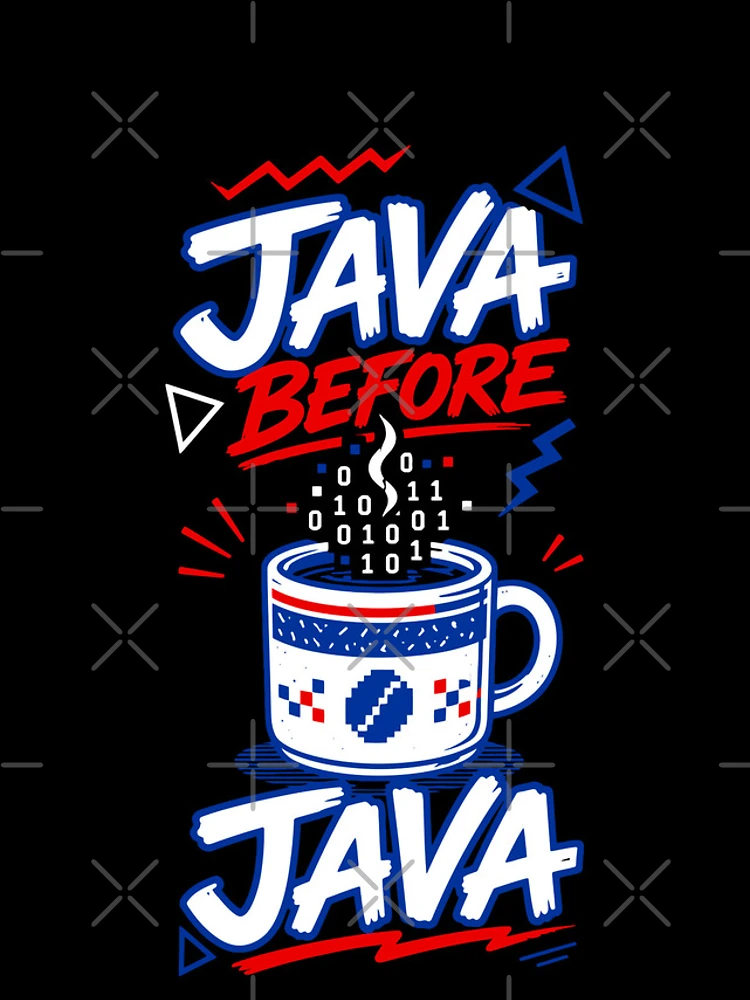 Thumbnail 4 of 4, iPhone Case, Java Before Java Funny Programmer Coffee Lover Typography designed and sold by RAS-77.