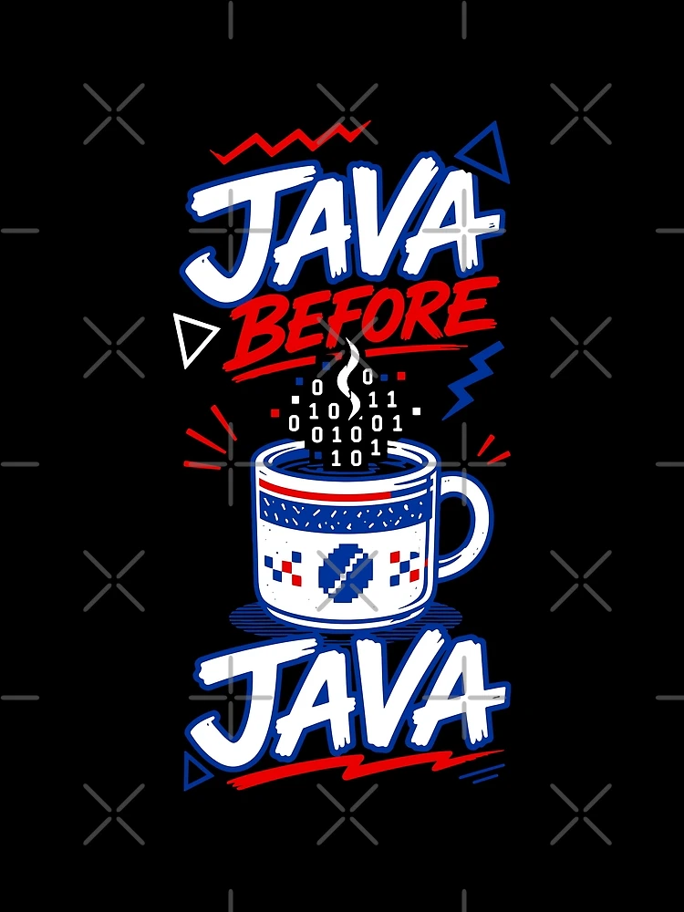Thumbnail 3 of 3, Scarf, Java Before Java Funny Programmer Coffee Lover Typography designed and sold by RAS-77.