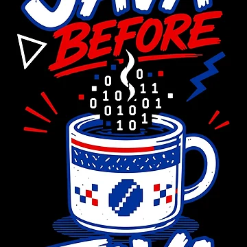 Artwork thumbnail, Java Before Java Funny Programmer Coffee Lover Typography by RAS-77